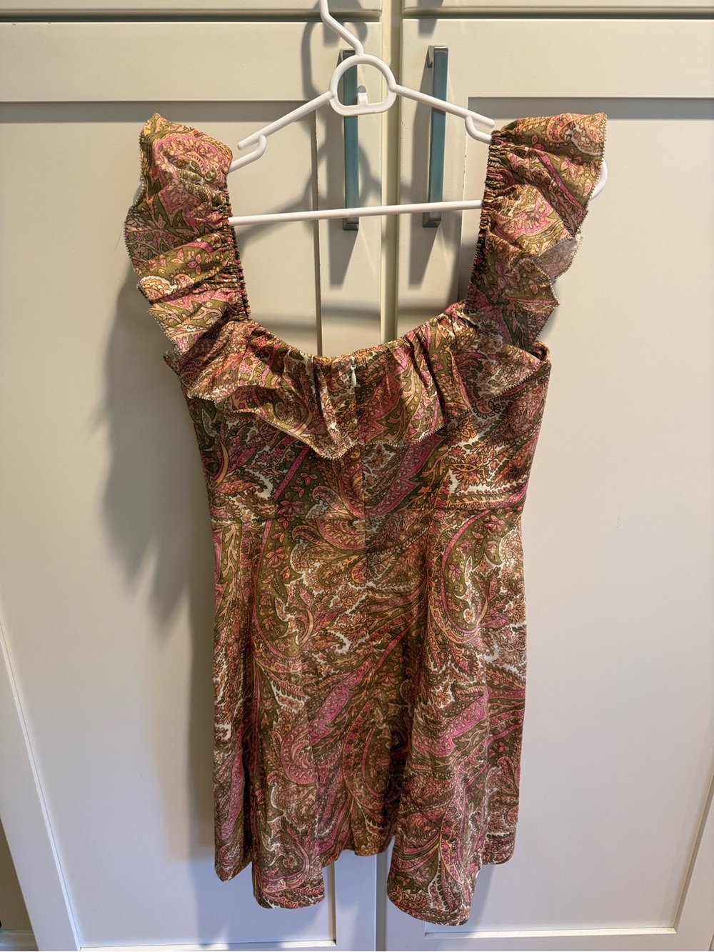 Zimmermann Mini Ruffle Neck Dress - Picture 3 of 8